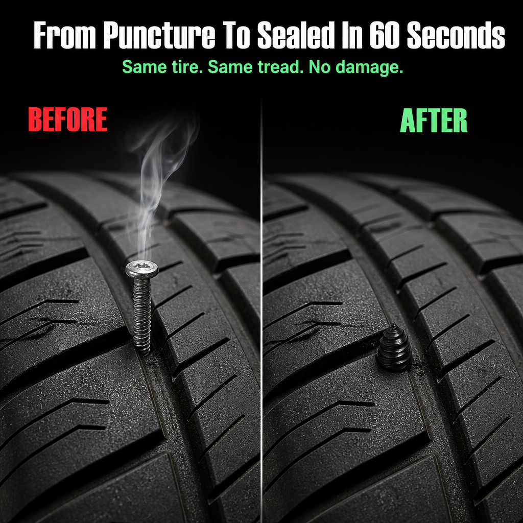 SlipMate™ — Insert Any Flat in 60 Seconds Without Tire Removal