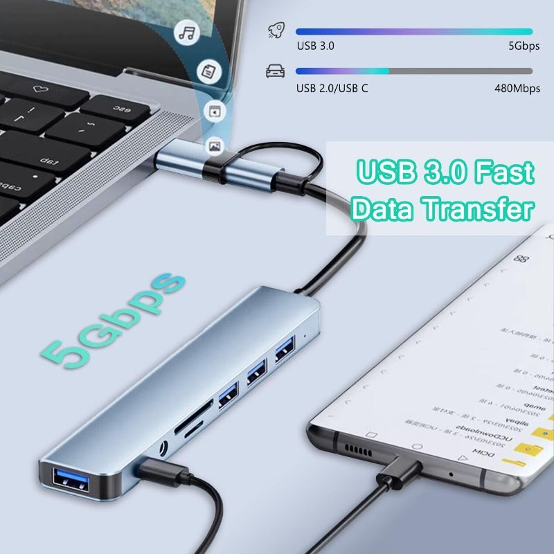 NexaHub™ — Command Your Workspace with Instant, Rugged Power and Unstoppable Speed