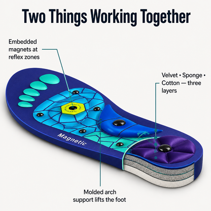 SolaraStep™ — Banish Fatigued Feet & Achy Arches With Acupressure Cushion Relief