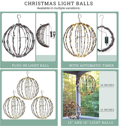 LumoGlow — Warm White LED Light Balls for Indoor & Outdoor Use