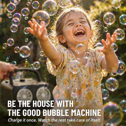 BubblyRush™ — Drench Every Backyard Bash With a Twin-Disc Bubble Blast