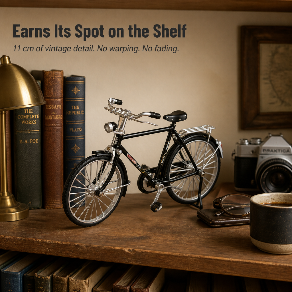 RetroMotive™ — Assemble a Functional 1:10 Classic Bicycle From 51 Alloy Components