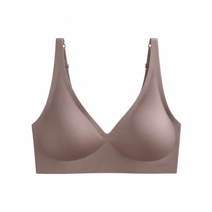 SilkenEase™ – Wire-Free Invisible V-Neck Comfort Bra