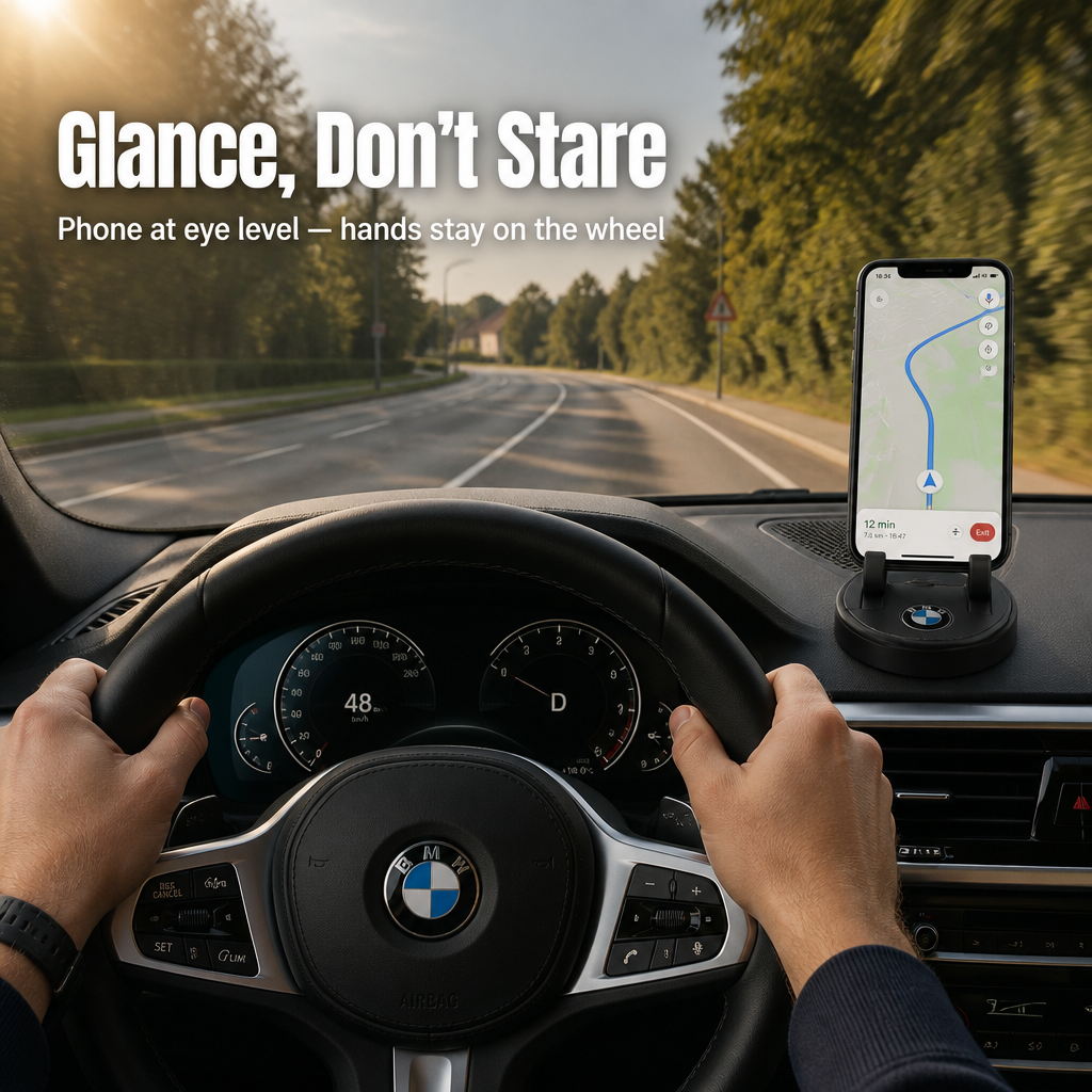 LumaRide™ — Secure Your Phone in Seconds Using Your Car's Emblem | 30-Day Guarantee