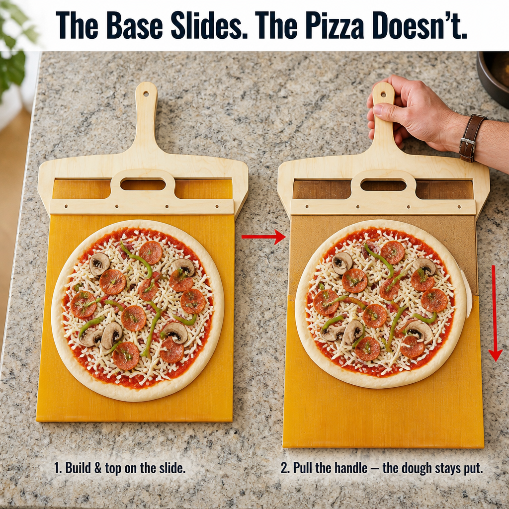 SlideMaster™ — Effortless Pizza Launches That Impress Every Time