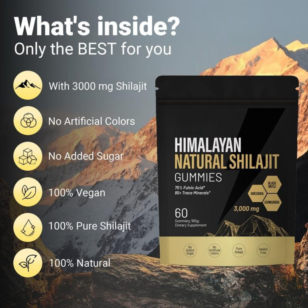 Himalayan Shilajit Chewable Gummies