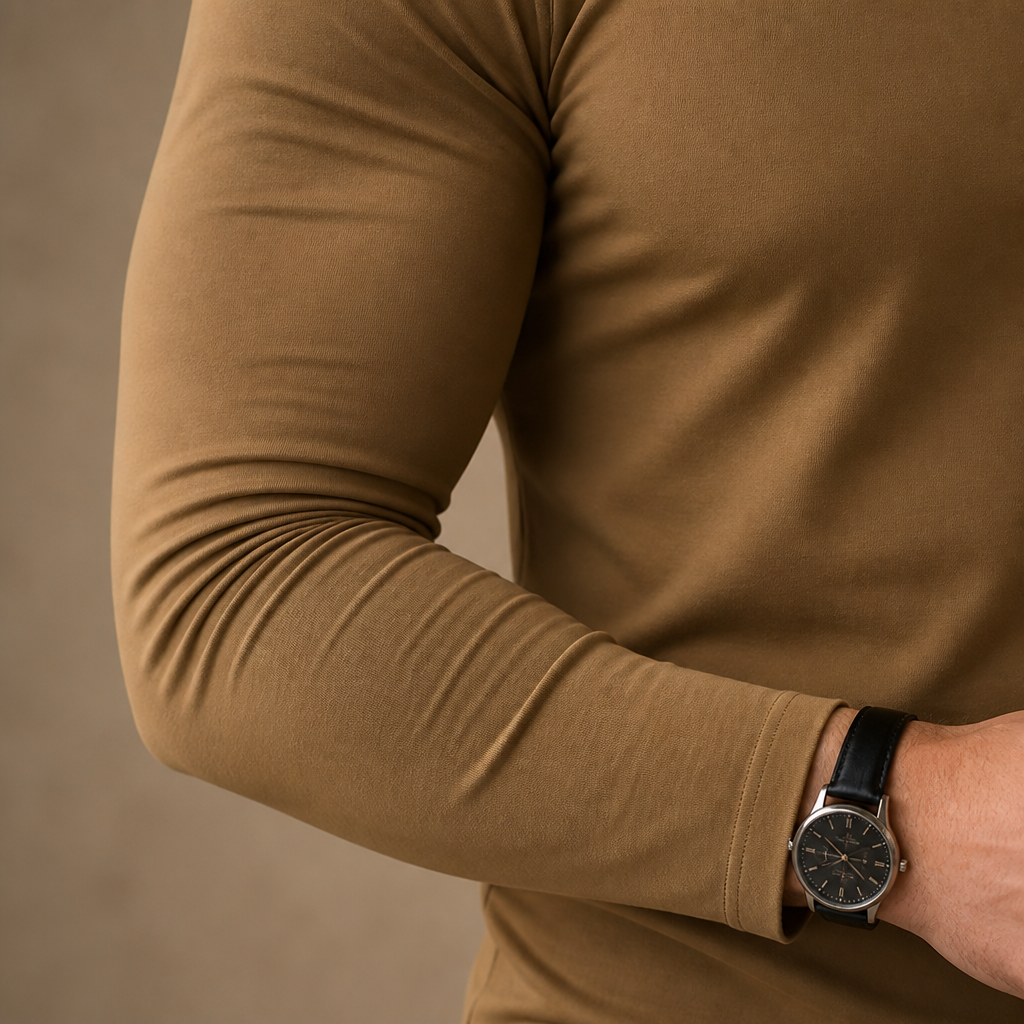 Marsilio™ – Men’s Slim-Fit Sculpting Mock Turtleneck