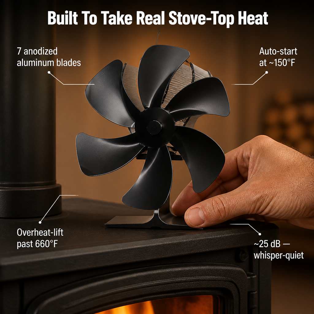 PulsaHeat™ — Drive Wood Stove Warmth Into Every Chilly Corner Of Your Room