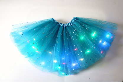 GlintWhirl™ LED Tutu Skirt — Light Up Every Step with Featherlight Comfort and Unstoppable Sparkle