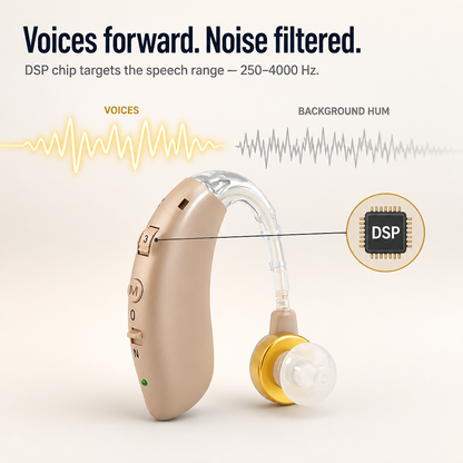 SilverSonic™ — Hear Every Word at the Dinner Table Without Turning Up the TV