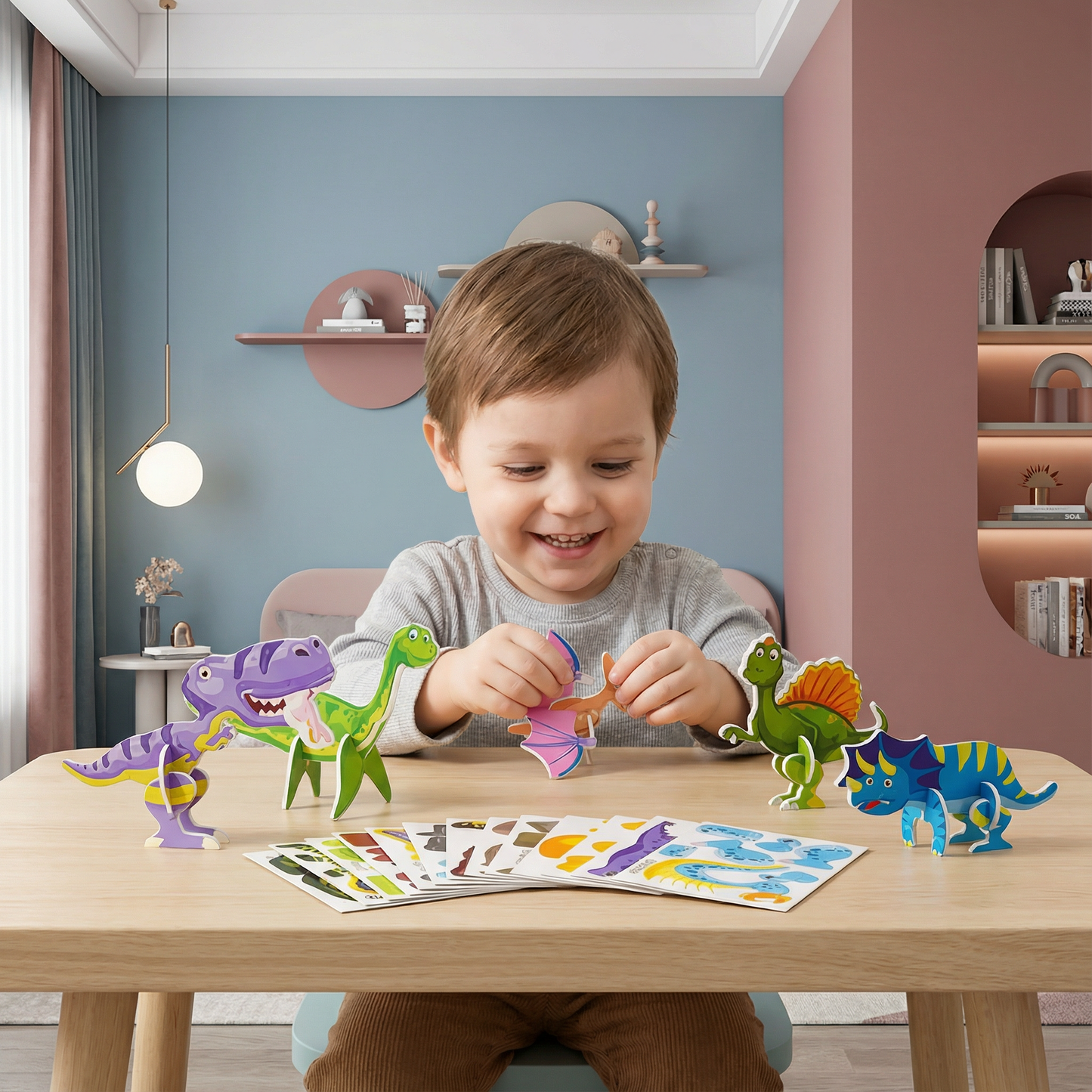 VividMorph™ 3D Cartoon Puzzle Set — Ignite Your Child’s Imagination and Build Confidence with Every Snap
