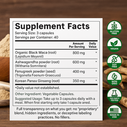 4-in-1 Black Maca+ Complex
