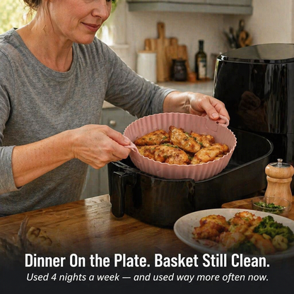 CrispaMat™ — Trap the Grease and Forget Air Fryer Scrubbing Forever