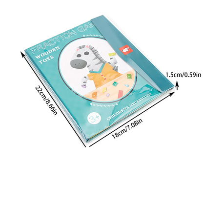 FractionFlair™ Magnetic Puzzle Book — Ignite Your Child’s Confidence by Turning Fractions into Playful Mastery