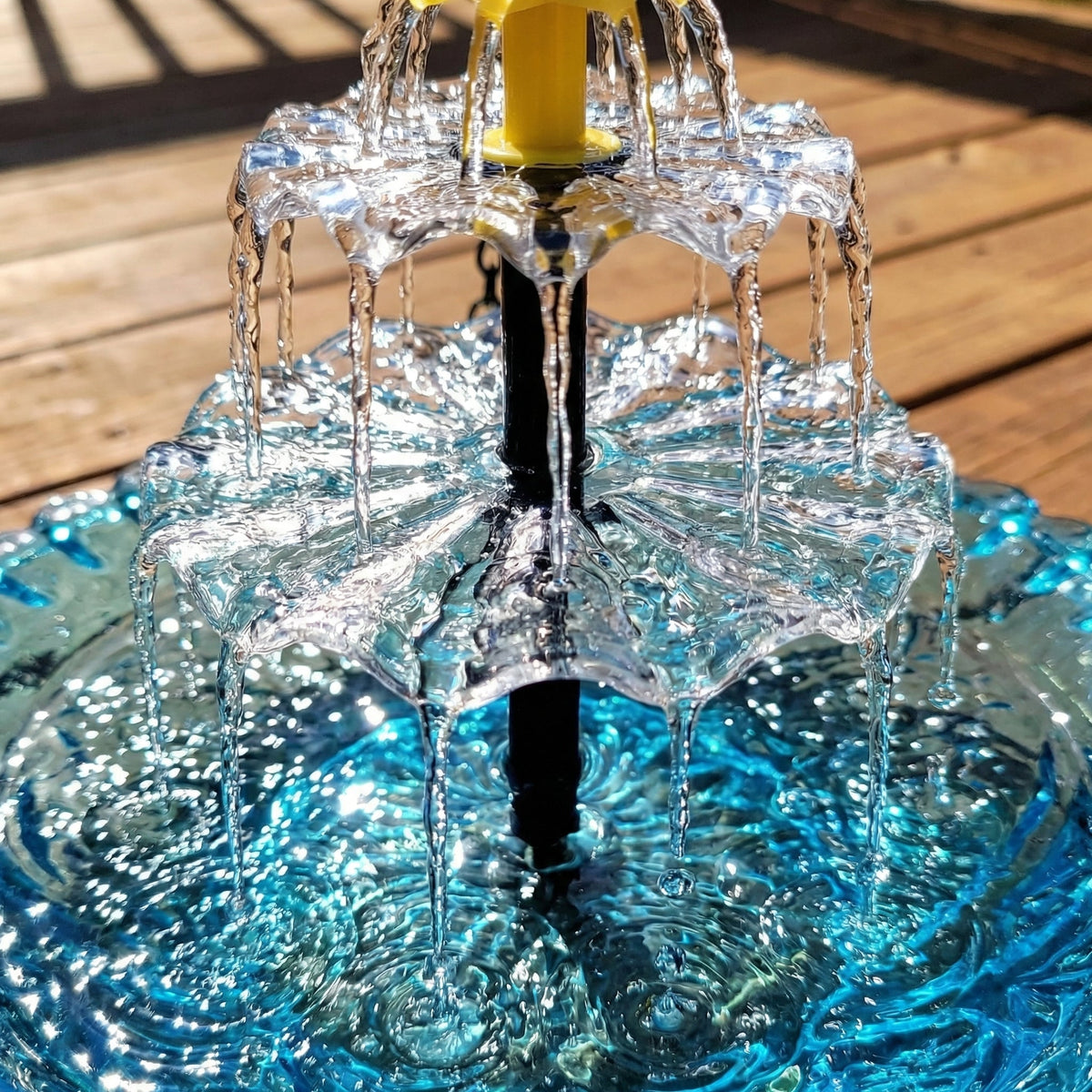 AquaLuxe™ Fountain — Sun-Powered Serenity That Brings Your Garden to Life
