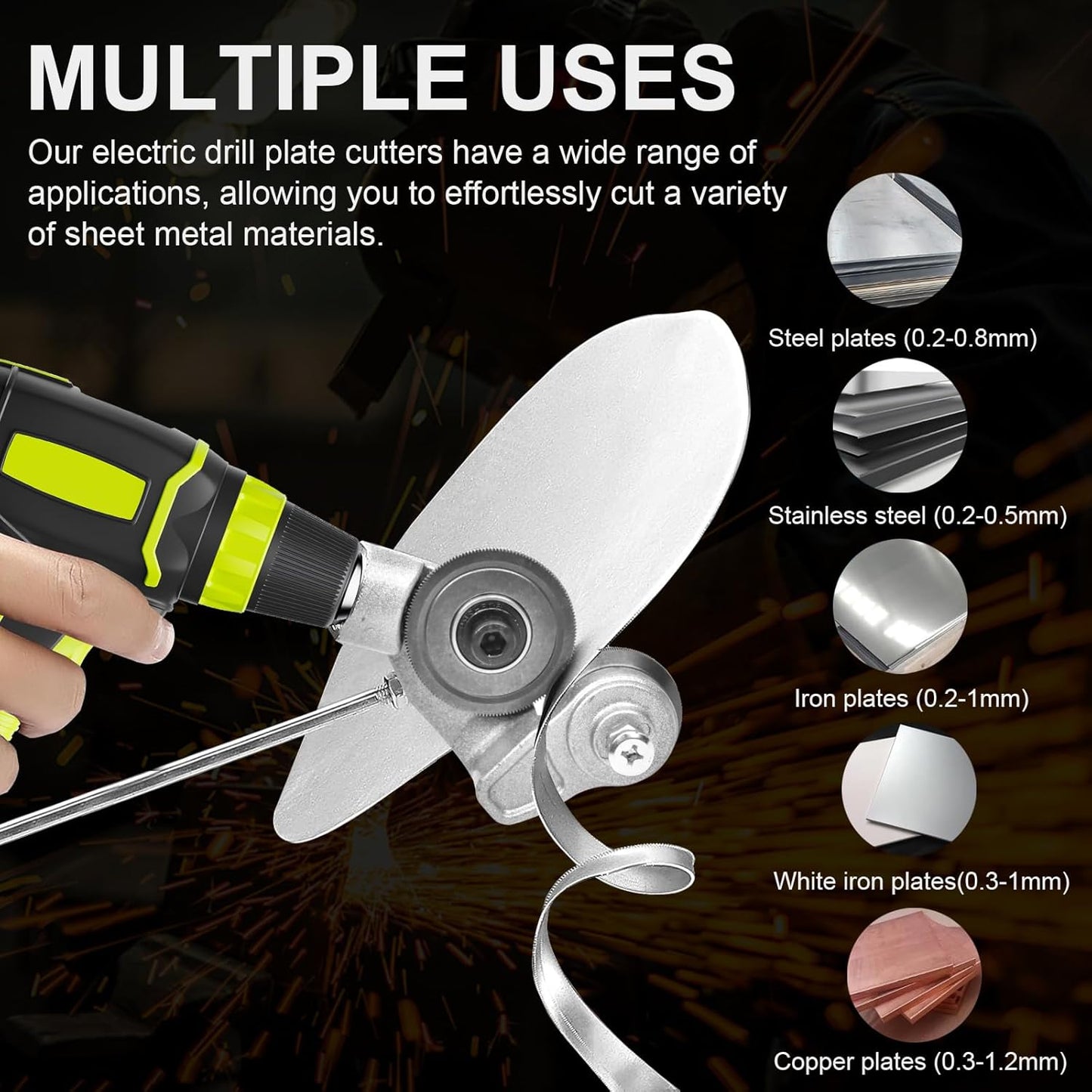 PowerEdge™ — Transform Your Drill Into a Lightning-Fast Metal-Cutting Machine