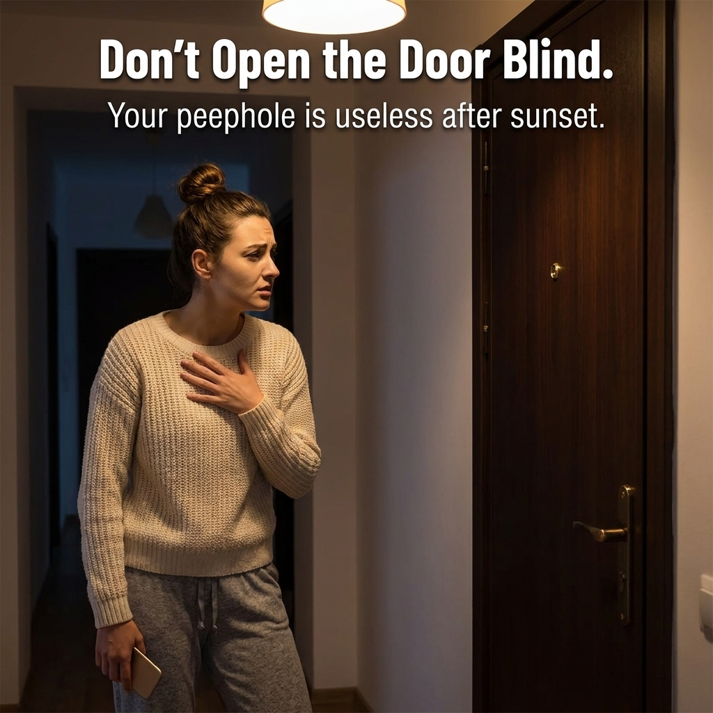 ClearGuard™ Wireless Door Viewer — See Every Visitor Clearly and Stay 100% in Control