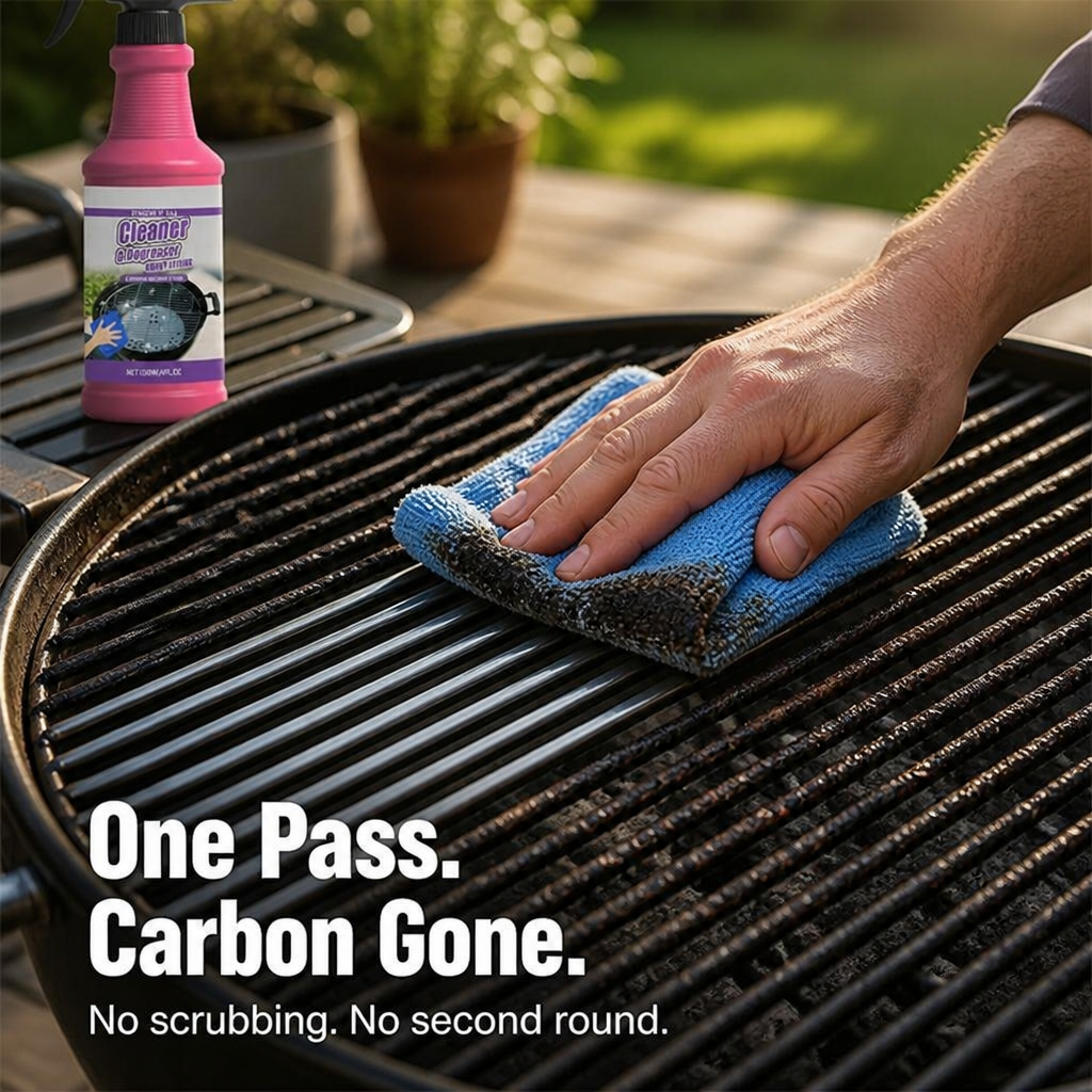 FlameForce™ — Remove Stubborn Burnt Grease from Your Grill in Just Two Minutes