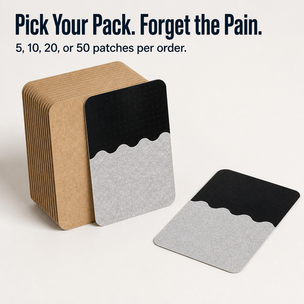 AkoraSoothe™ — Dissolve Tough Knots Fast with Self-Warming Patches