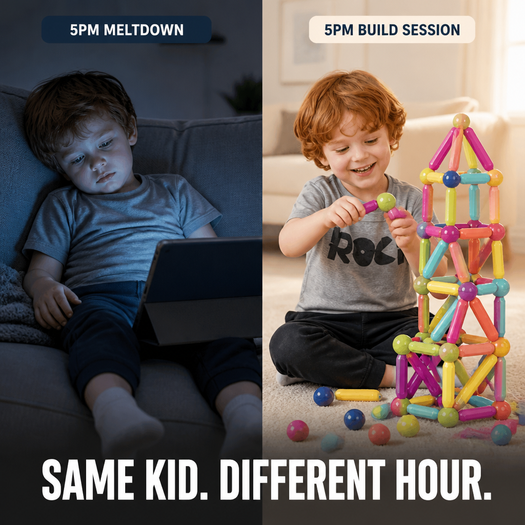 BrillioBlocks™ — Trade Screen Tantrums for Two Hours of Magnetic Building Fun