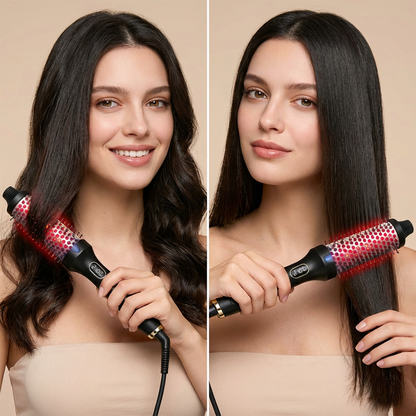 LumaLuxe™ Dual-Action Styler — Effortless Glamour with Silky Shine and Radiant Bounce Every Time