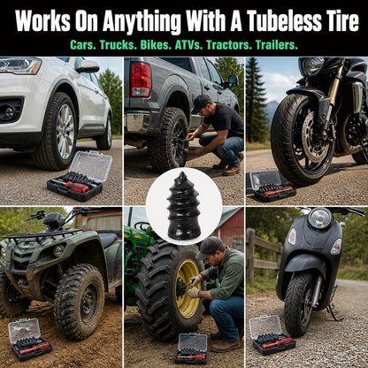 SlipMate™ — Insert Any Flat in 60 Seconds Without Tire Removal
