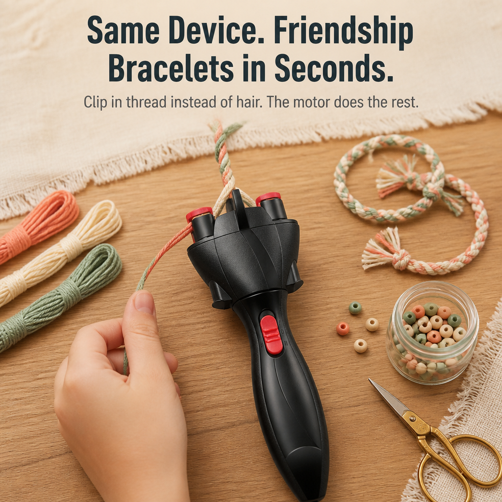 TwistEase™ — Effortless Braids That Turn Chaos Into Calm Every Morning