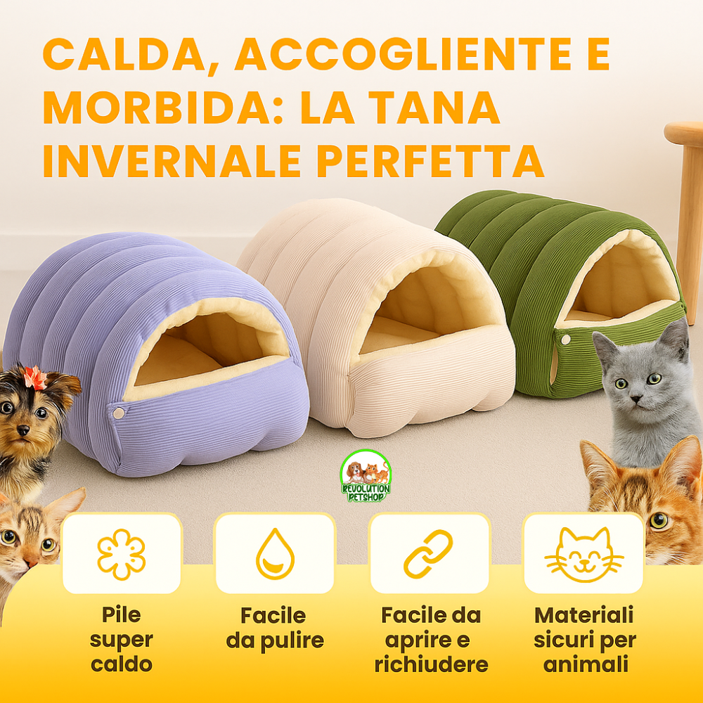 PUFFAZAMPA™ - 2-IN-1 THERMAL BED FOR PETS