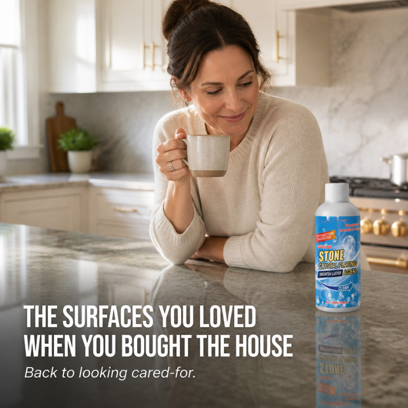 CrystalSure™ — Remove Years of Stains and Lock in Stone Shine in Minutes