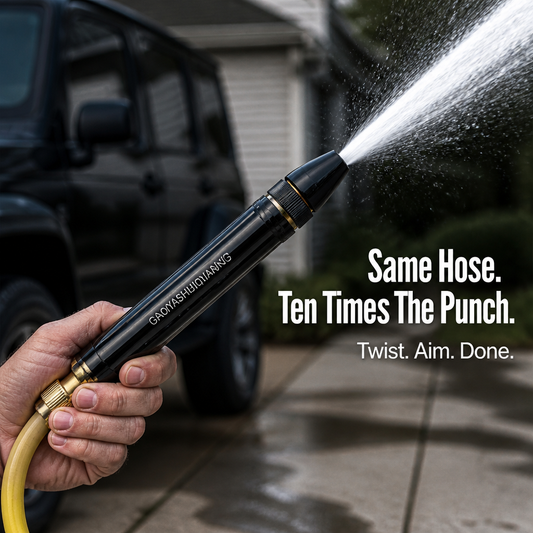HydroMax™ — Transform Your Garden Hose Into a Driveway-Drenching Power Blaster