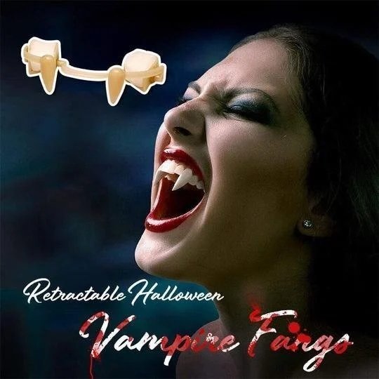 Automatic Retractable Vampire Fang Set