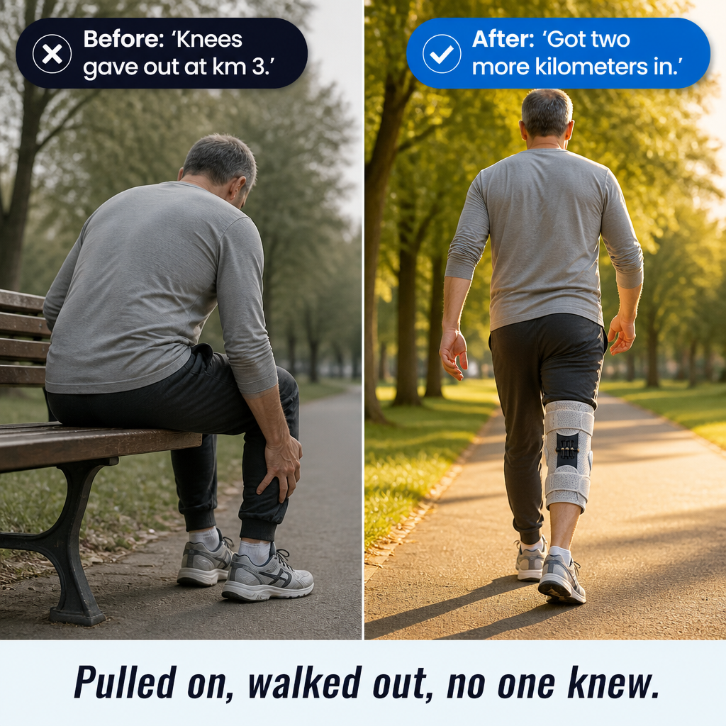 GlideEase™ — Climb Stairs Again, No Need to Hold the Railing