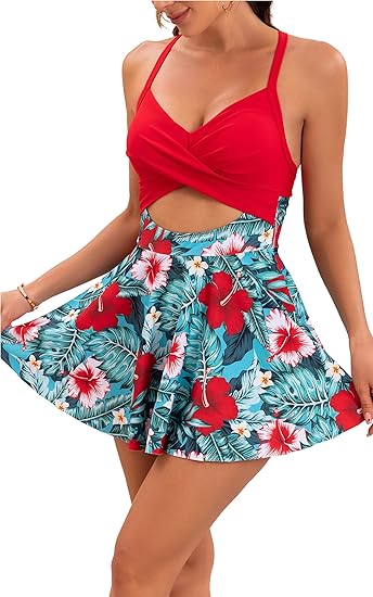 FitSculpt™ Swim Dress — Flaunt Your Curves with Confident, Effortless Elegance