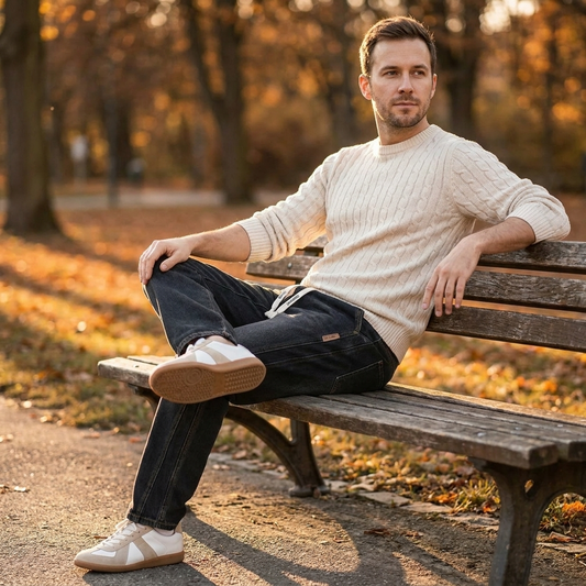 RamoraStride™ – Easygoing Straight Leg Jeans Featuring Drawstring Waist