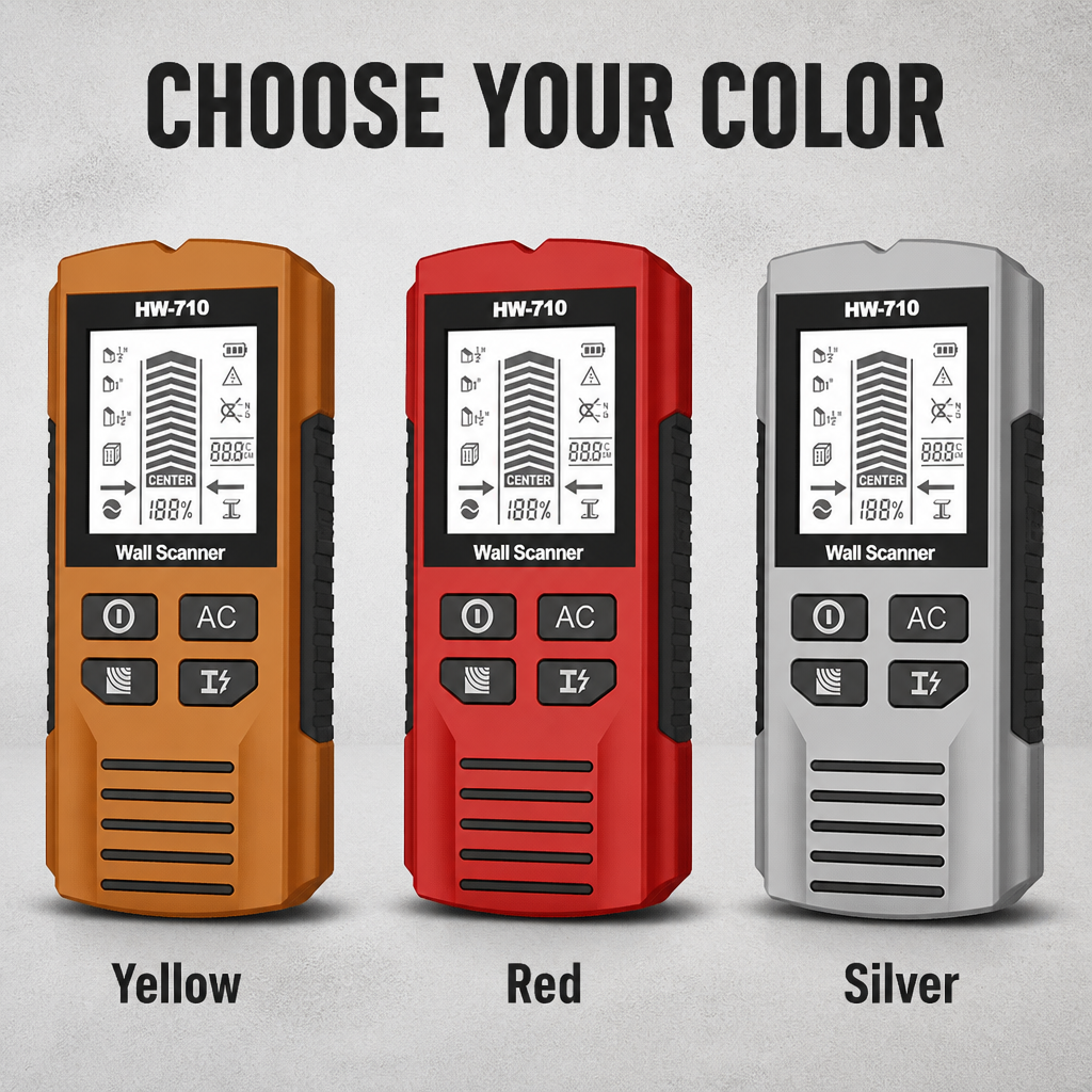 WallSight™ — Detect Studs, Pipes & Live Wires Ahead of Drilling