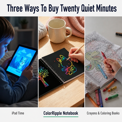 ColorRipple™ — Swap Screen Time for 20 Peaceful Minutes of Rainbow Wonder