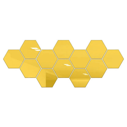 Hexmirror™ | Hexagon-Shaped Mirror Wall Sticker | 50% OFF