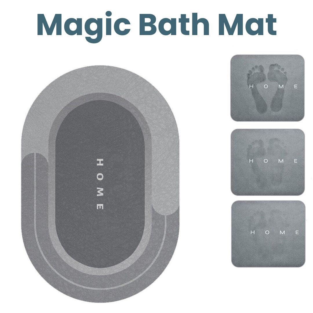 Magic Bath Mat - Highly Absorbent Non-Slip Mat