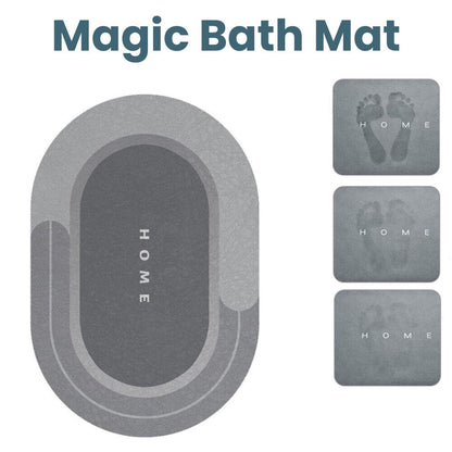 Magic Bath Mat - Highly Absorbent Non-Slip Mat