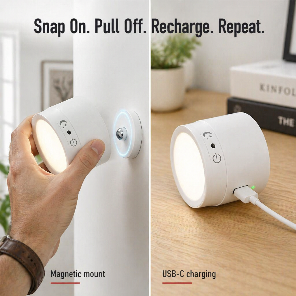 LumaFlex™ — Instantly Brighten Any Wall with Cordless Light in Under a Minute