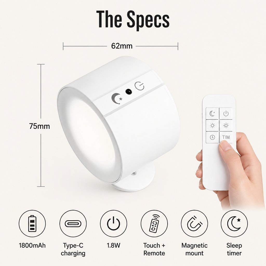 LumaFlex™ — Instantly Brighten Any Wall with Cordless Light in Under a Minute