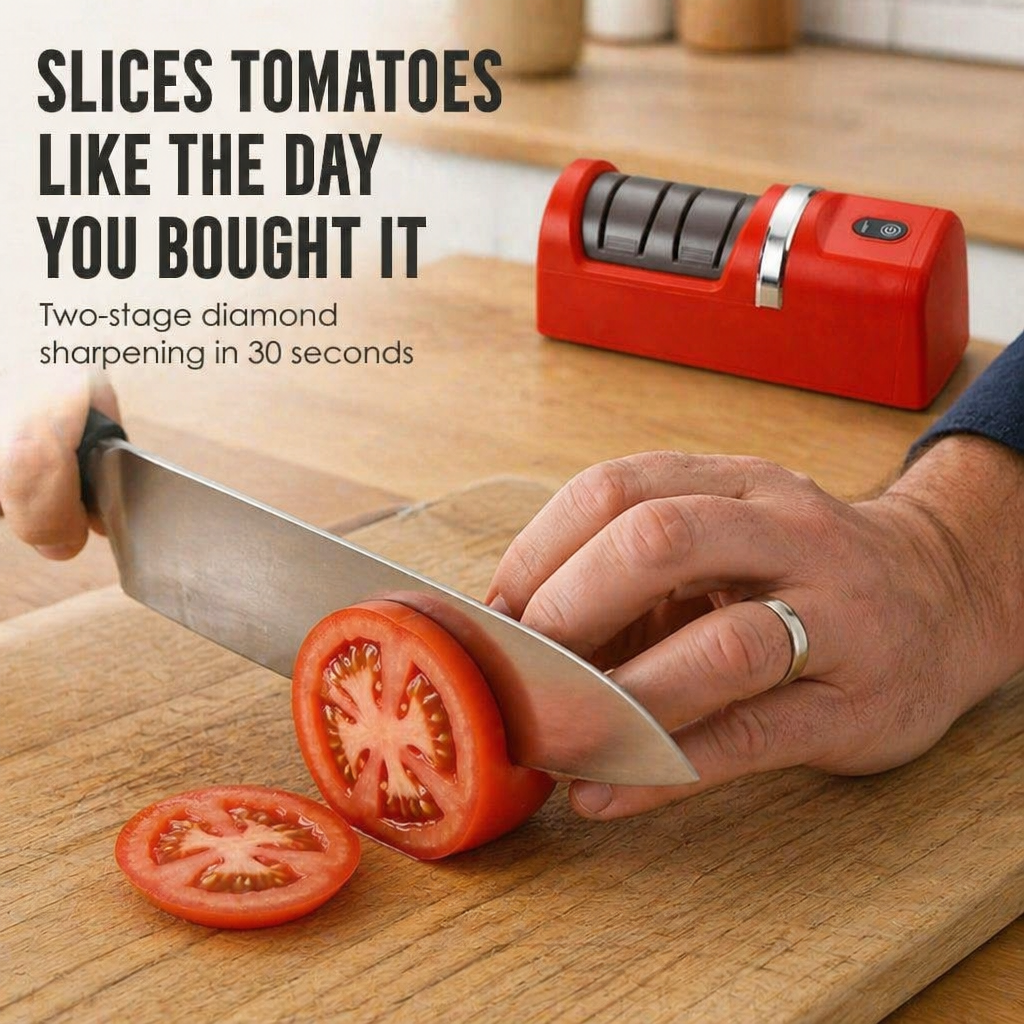 BladeCraft™ — Restore Dull Knives to Slicing Sharpness in 30 Seconds