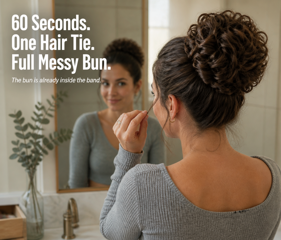 ViviSilk™ — Twist, Wrap & Style a Perfect Messy Bun in 60 Seconds
