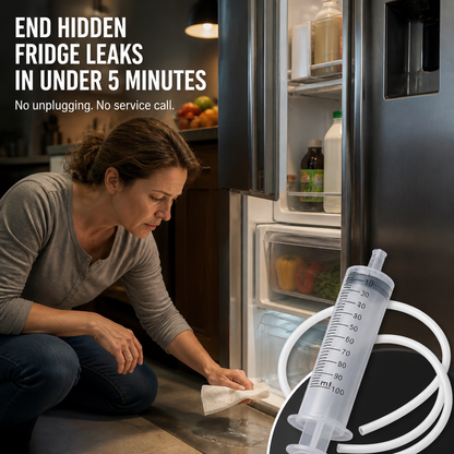 FlowFree™ — Stop Secret Fridge Leaks and Smells Without Ever Unplugging
