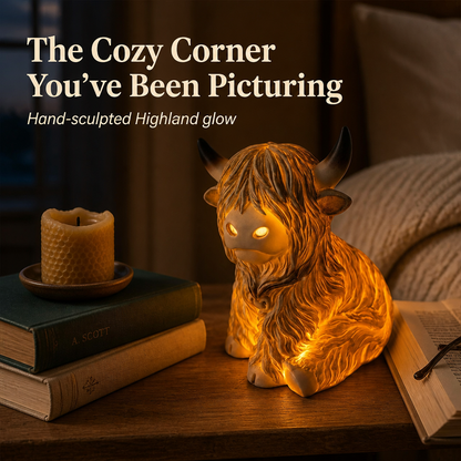 Bronwyne Glow™ — Illuminate Snug Spaces with Hand-Carved Highland Flair
