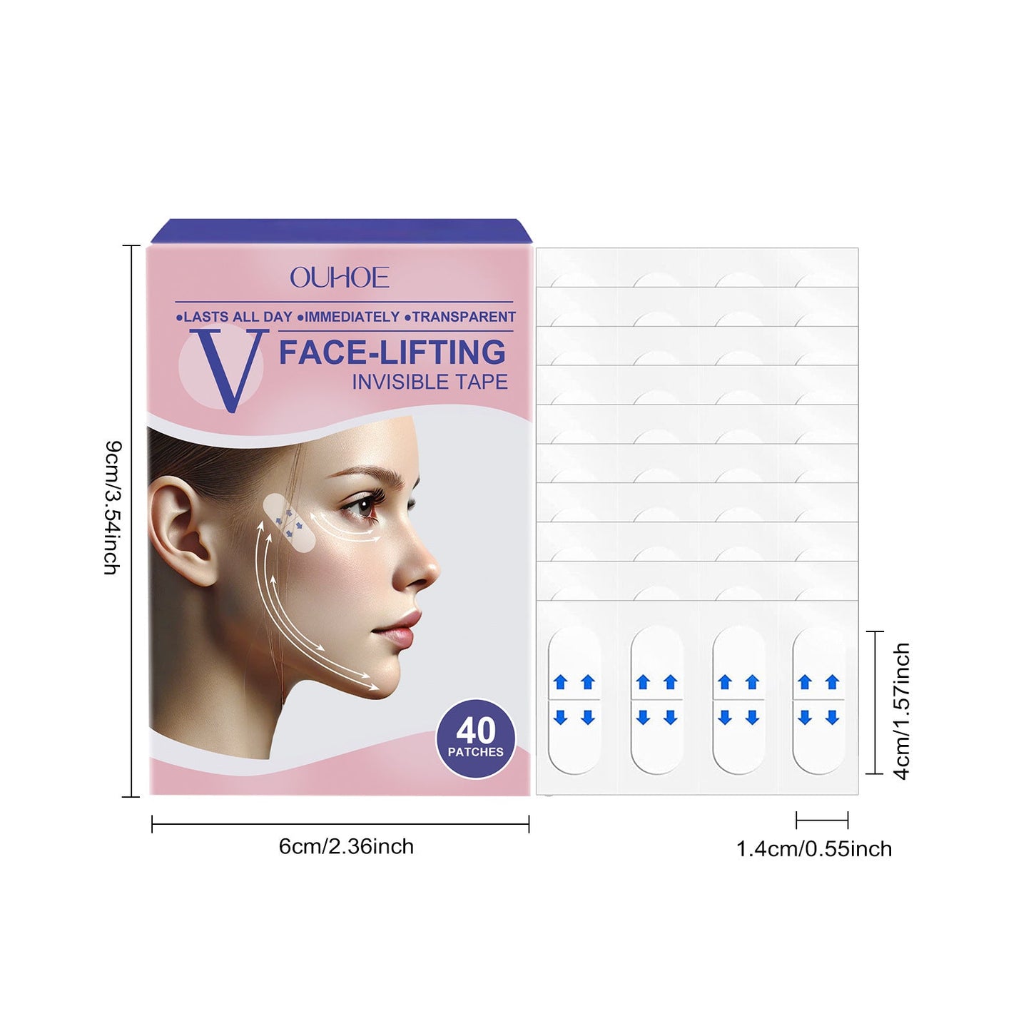 BeauSculpt Invisible Face Tape (1+1 FREE)