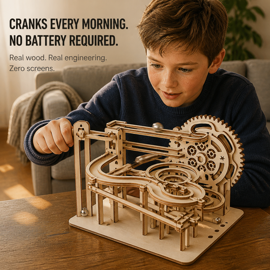 TimberGlide™ — Ignite Pure Creativity and Endless Play Without Screens or Batteries