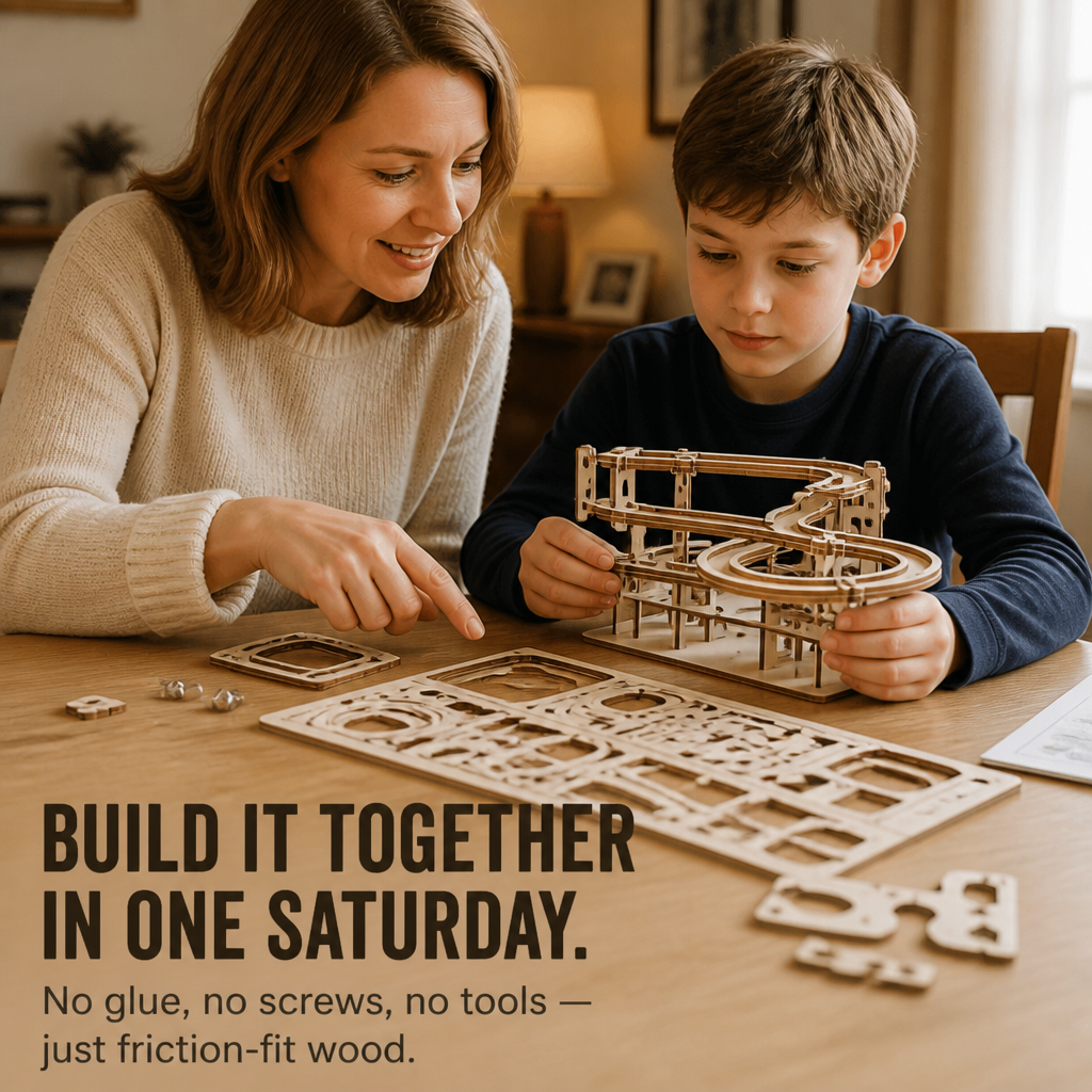 TimberGlide™ — Ignite Pure Creativity and Endless Play Without Screens or Batteries