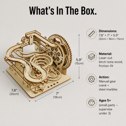 TimberGlide™ — Ignite Pure Creativity and Endless Play Without Screens or Batteries