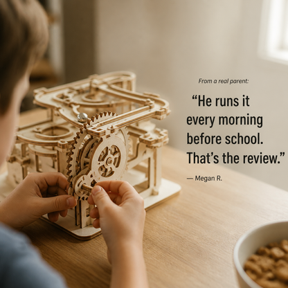 TimberGlide™ — Ignite Pure Creativity and Endless Play Without Screens or Batteries